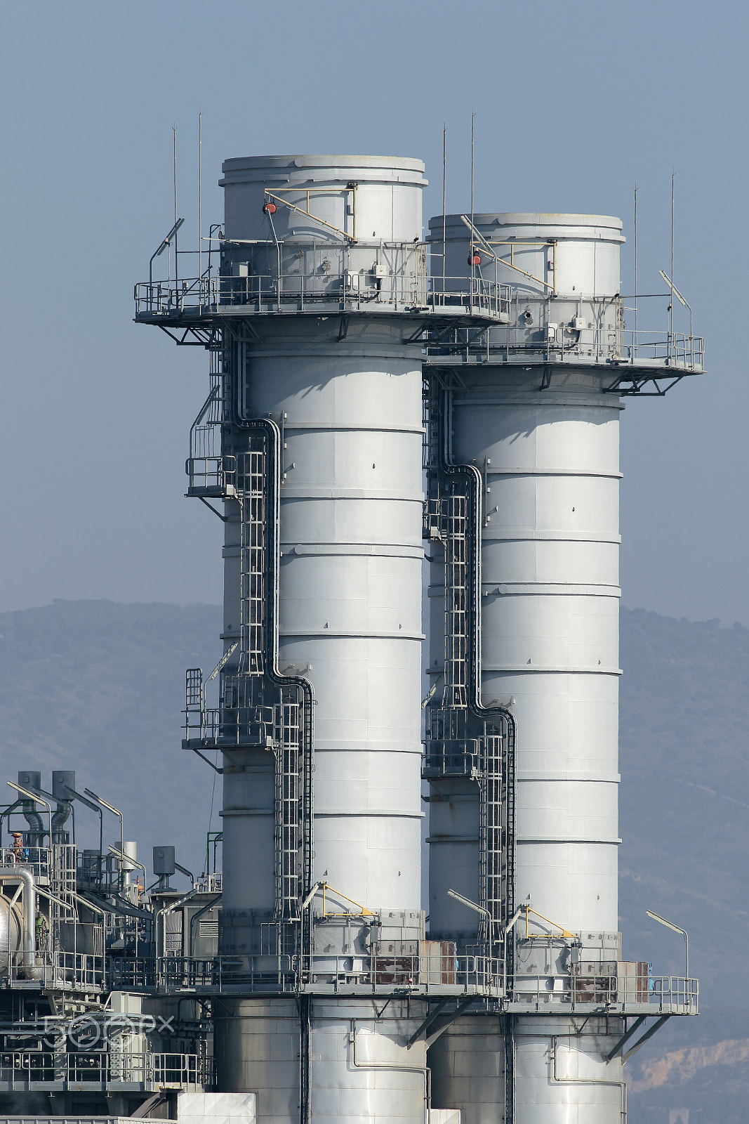 Canon EF 400mm F5.6L USM sample photo. The twin chimneys photography
