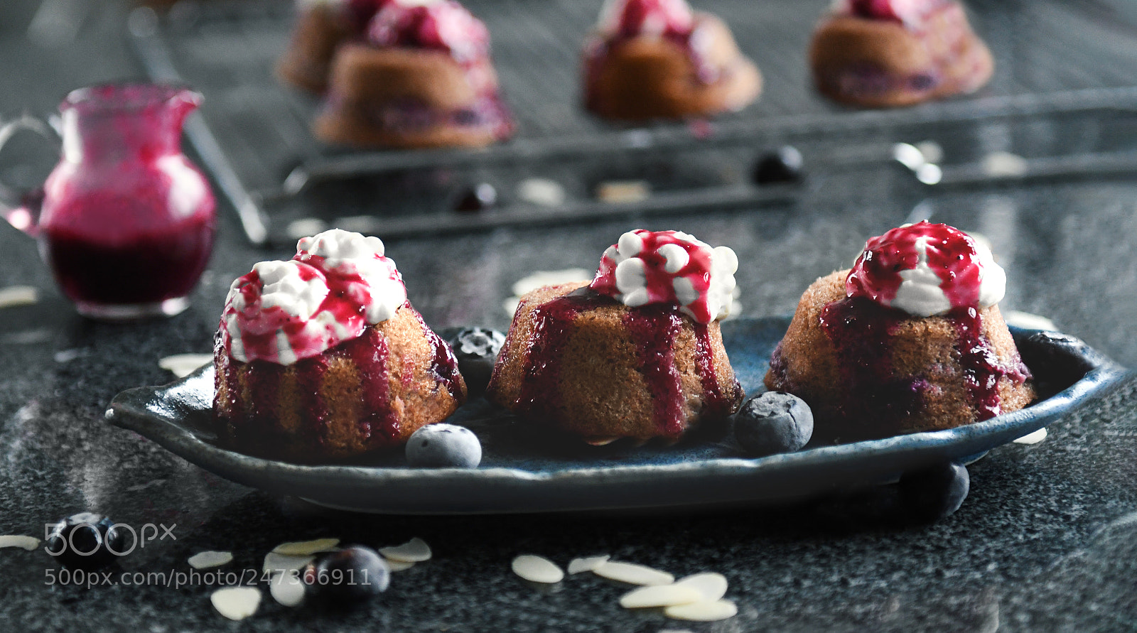 Nikon D500 sample photo. Blueberry muffins photography