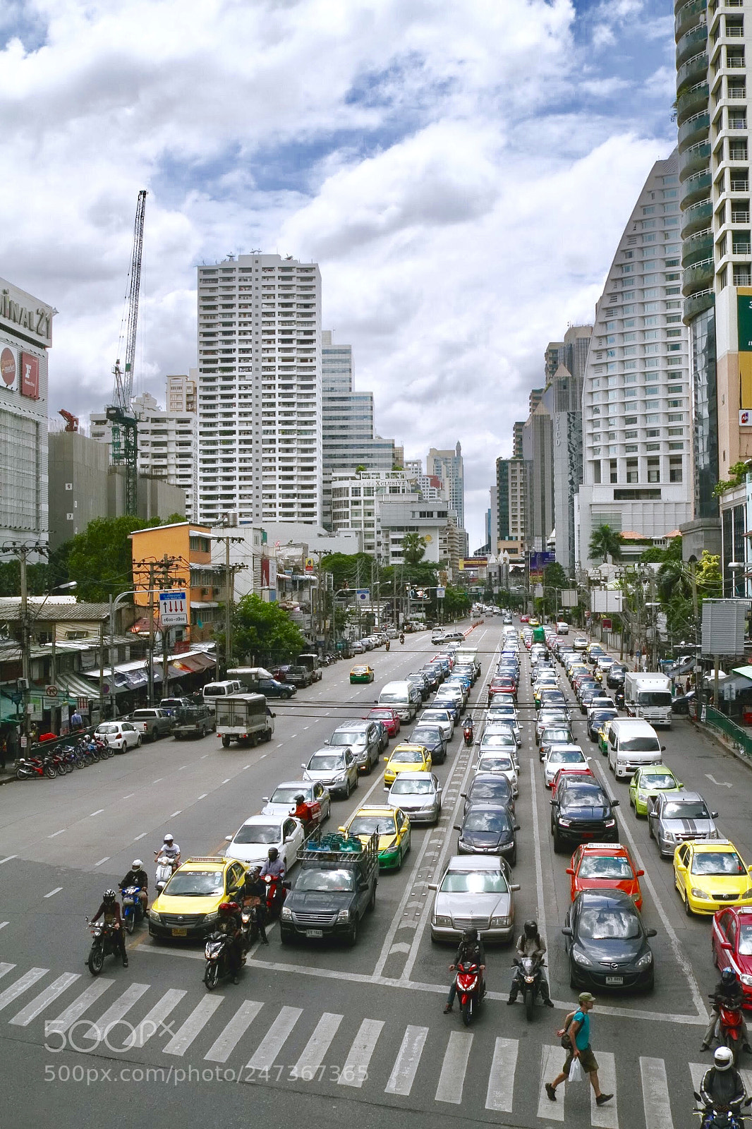 Canon EOS 7D sample photo. Busy bangkok photography