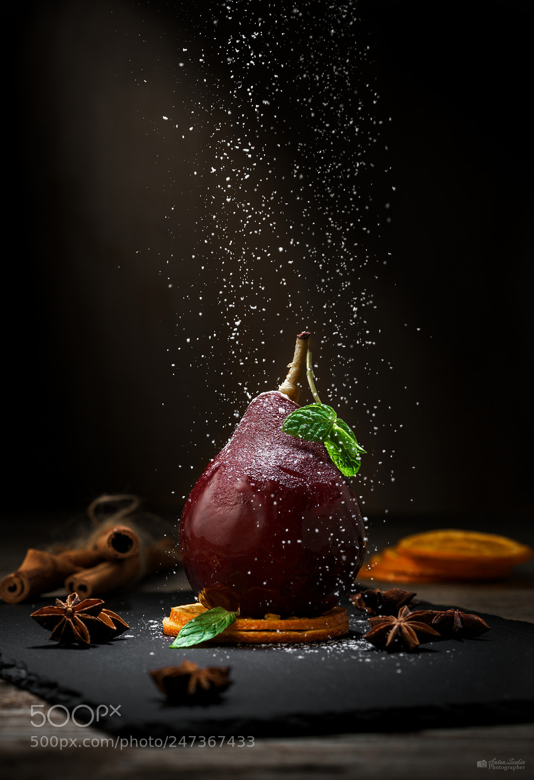 Sony a7R II sample photo. Dessert from a pear photography