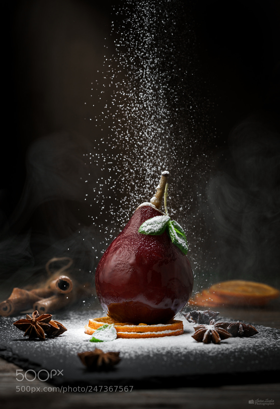 Sony a7R II sample photo. Dessert from a pear photography