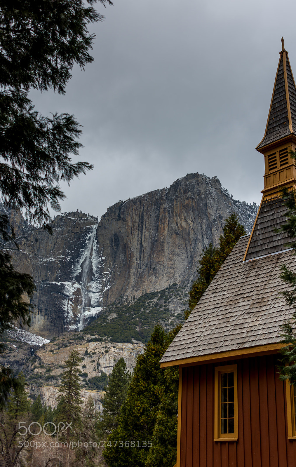 Nikon D810 sample photo. Yosemite chapel photography