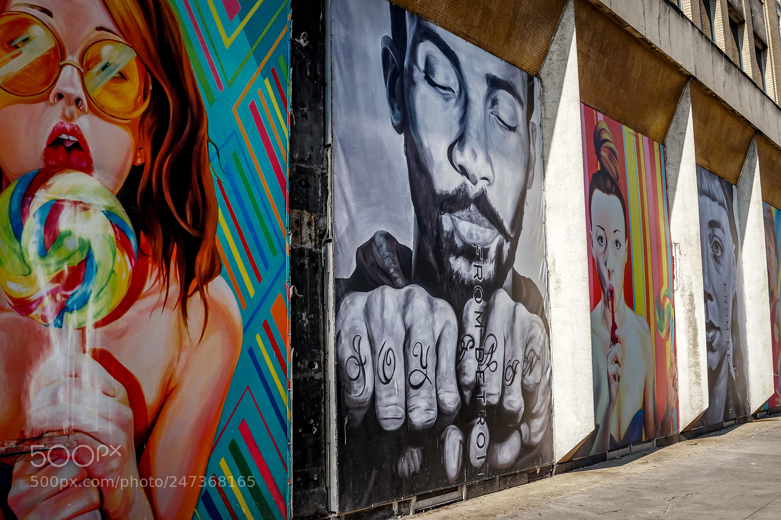 Sony a6500 sample photo. Murals on michigan avenue photography