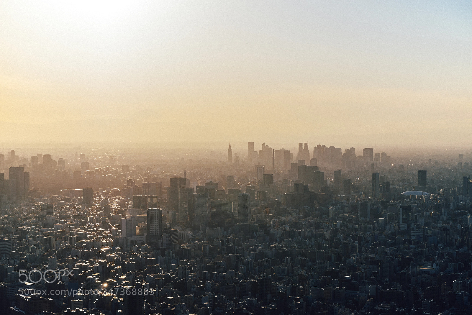 Sony a7R sample photo. Sundown of the tokyo photography