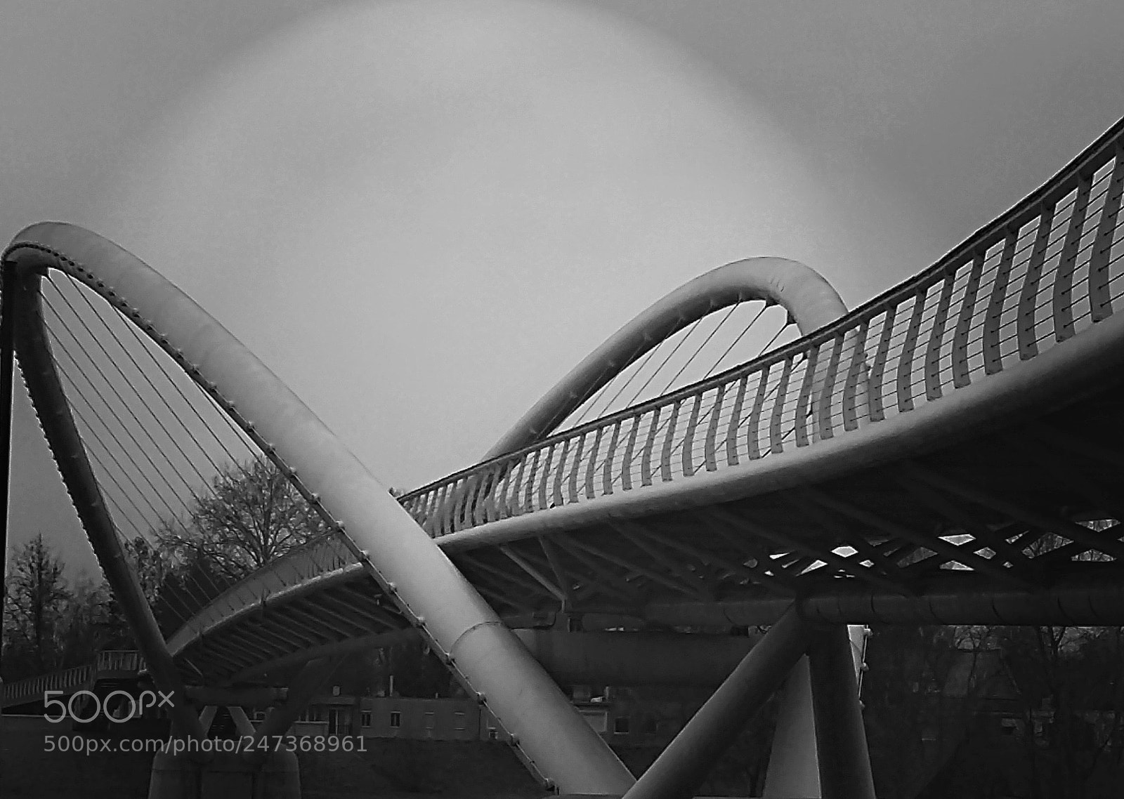 Samsung Galaxy A5 sample photo. Bridge b&w photography