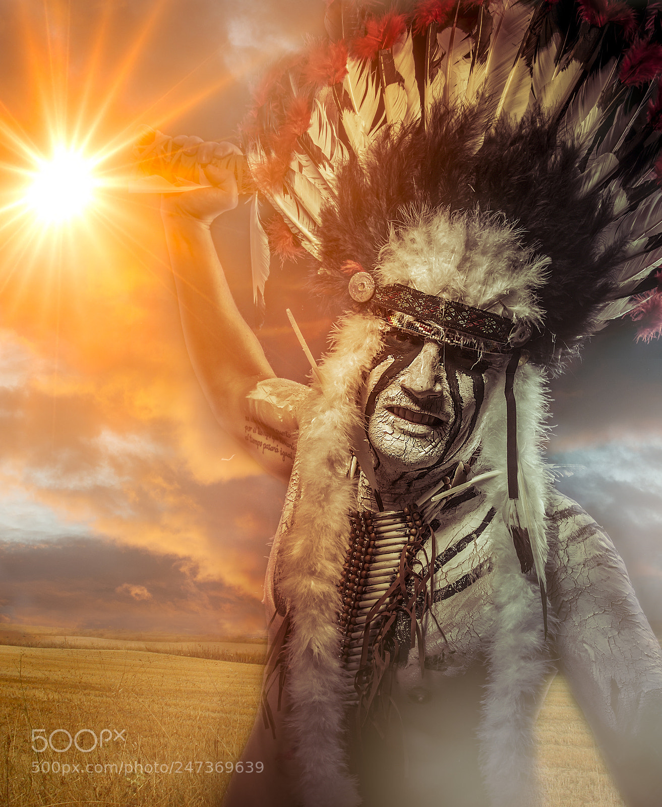 Canon EOS 7D sample photo. American indian warrior, chief photography