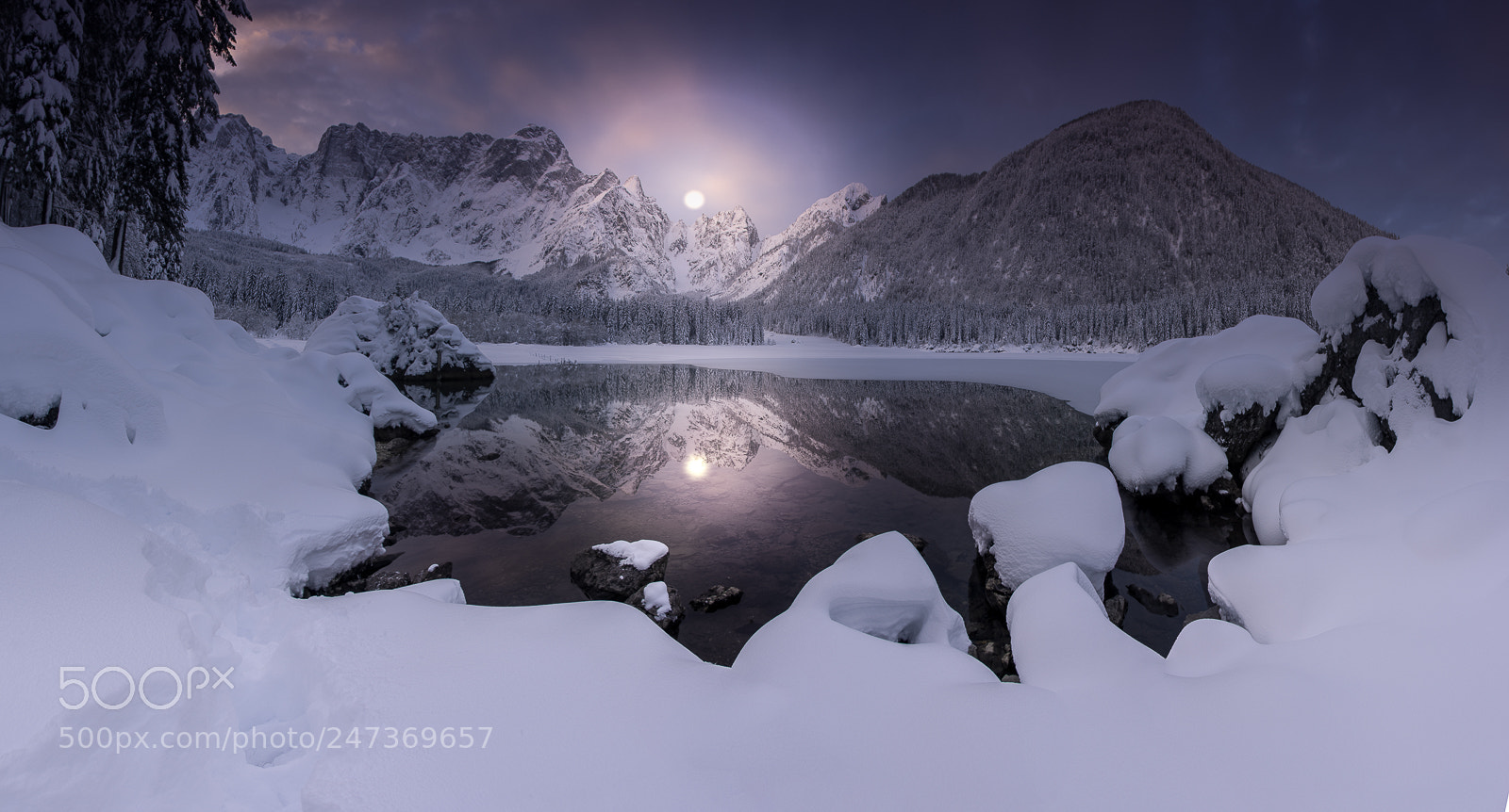 Pentax K-3 sample photo. Lago fusine photography