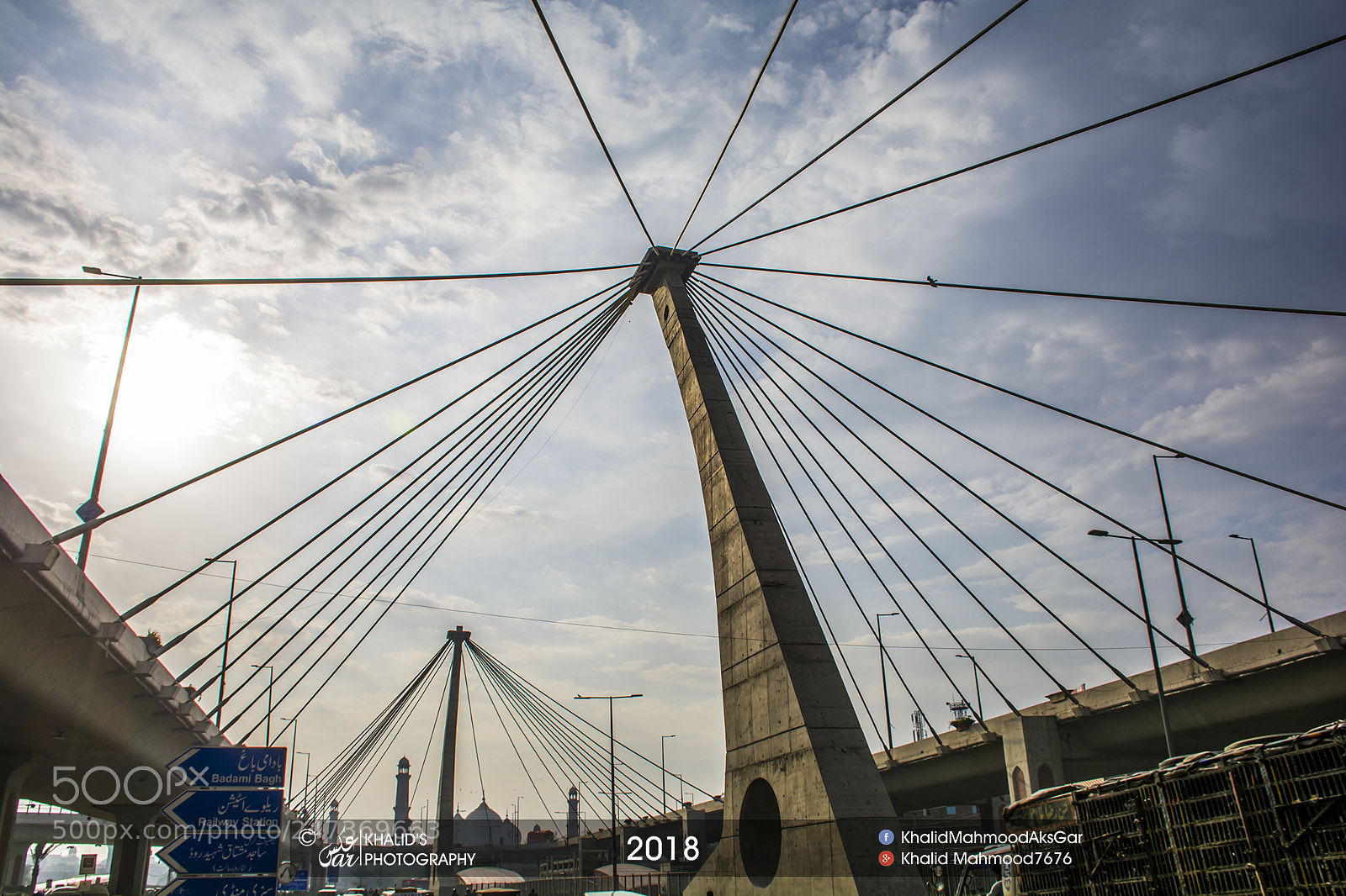 Nikon D7100 sample photo. Ravi road lahore bridge photography