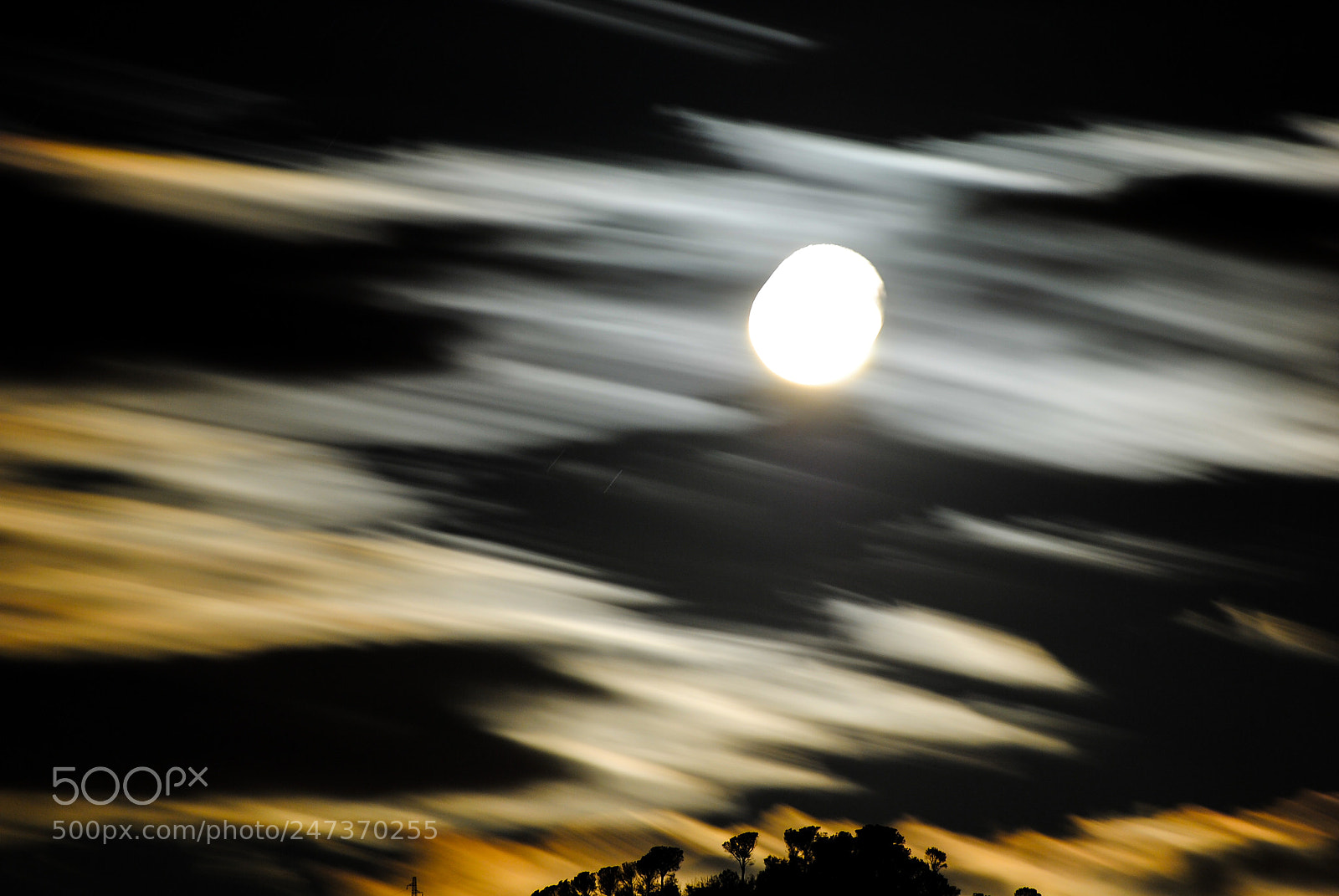 Nikon D3000 sample photo. Moonlight photography