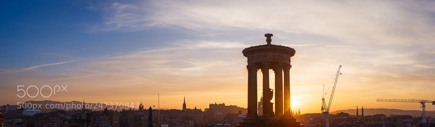 Nikon D810 sample photo. Winter sunset on calton photography