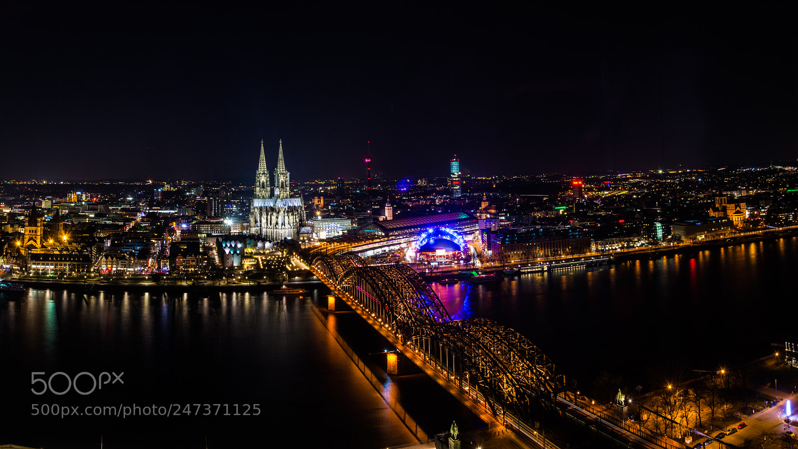 Nikon D7200 sample photo. Cologne at night k photography