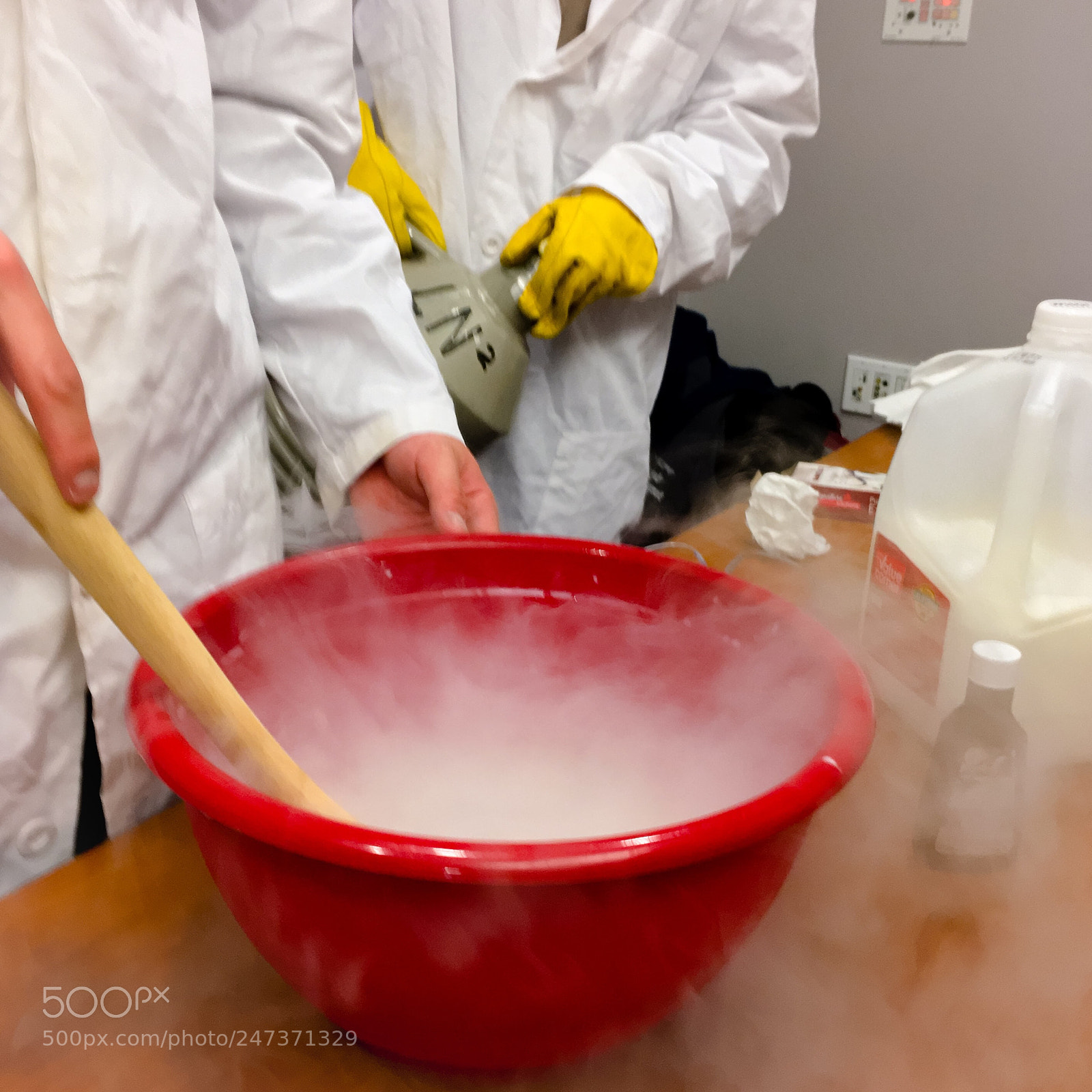 Apple iPhone 6s sample photo. Liquid nitrogen ice cream photography