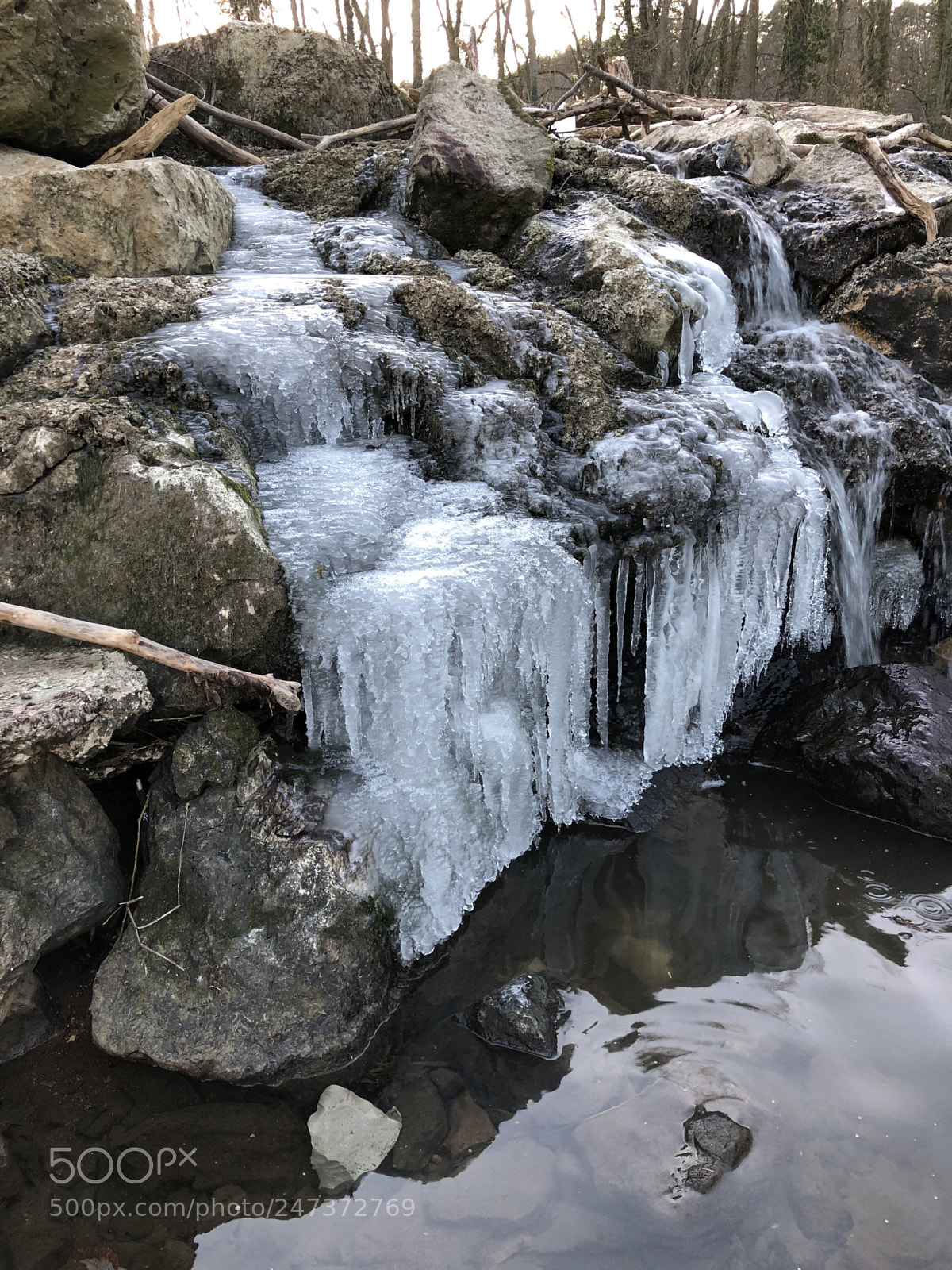 Apple iPhone X sample photo. Langsam gefrieren die fl photography