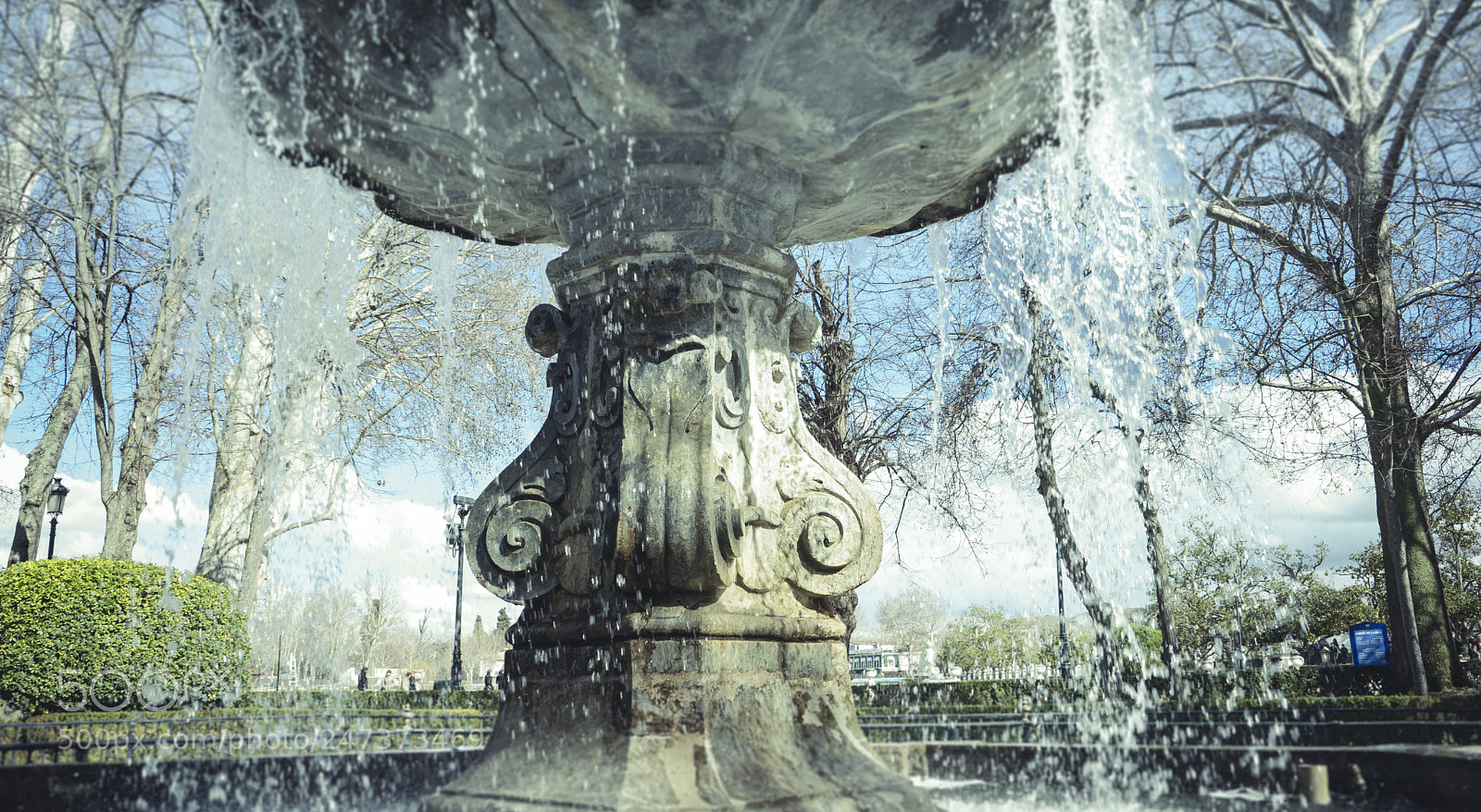 Sony a7 sample photo. Water fountains with mythological photography