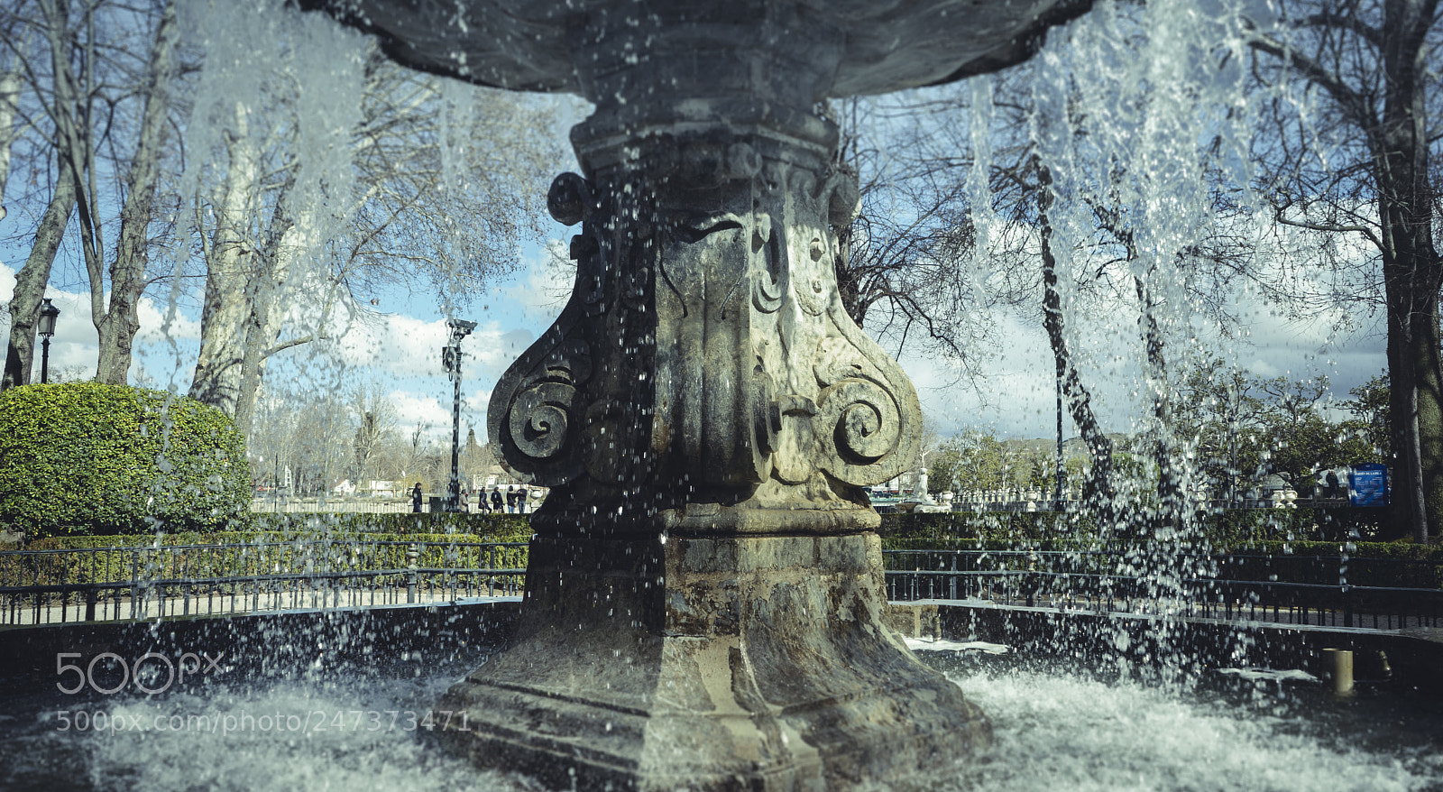 Sony a7 sample photo. Water fountains with mythological photography