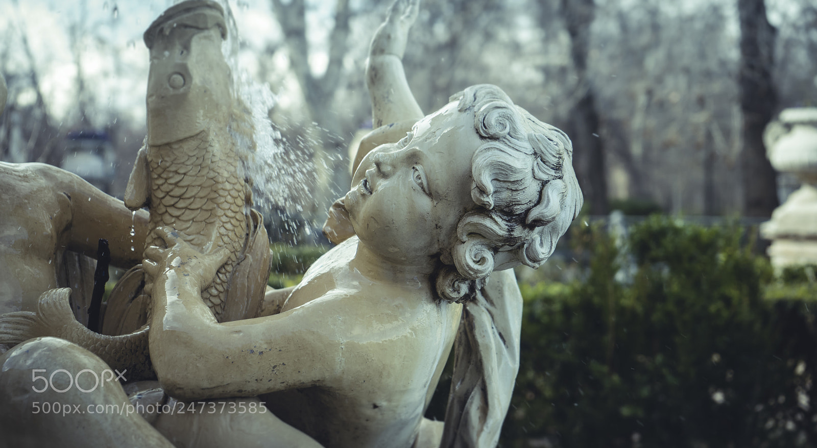 Sony a7 sample photo. Water fountains with mythological photography