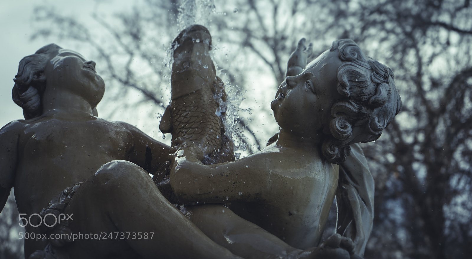 Sony a7 sample photo. Water fountains with mythological photography
