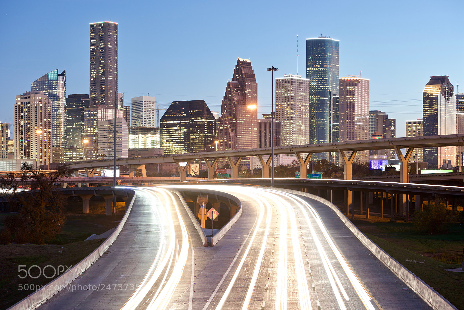 Nikon D810 sample photo. I-45 north photography