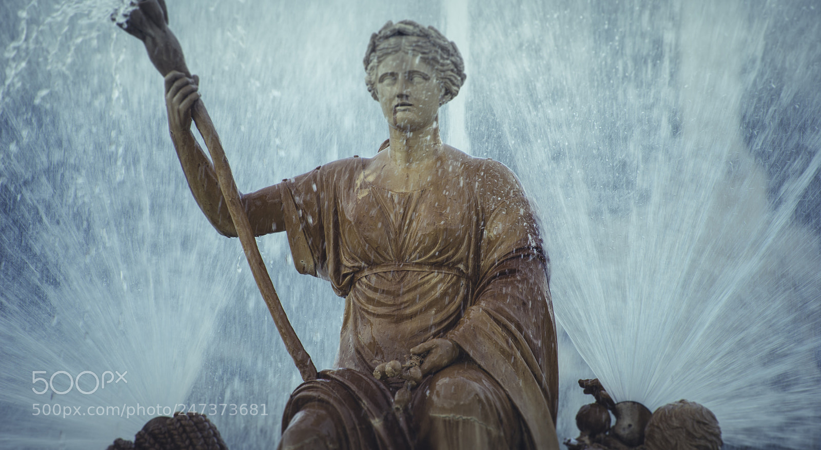 Sony a7 sample photo. Goddess ceres, water fountains photography