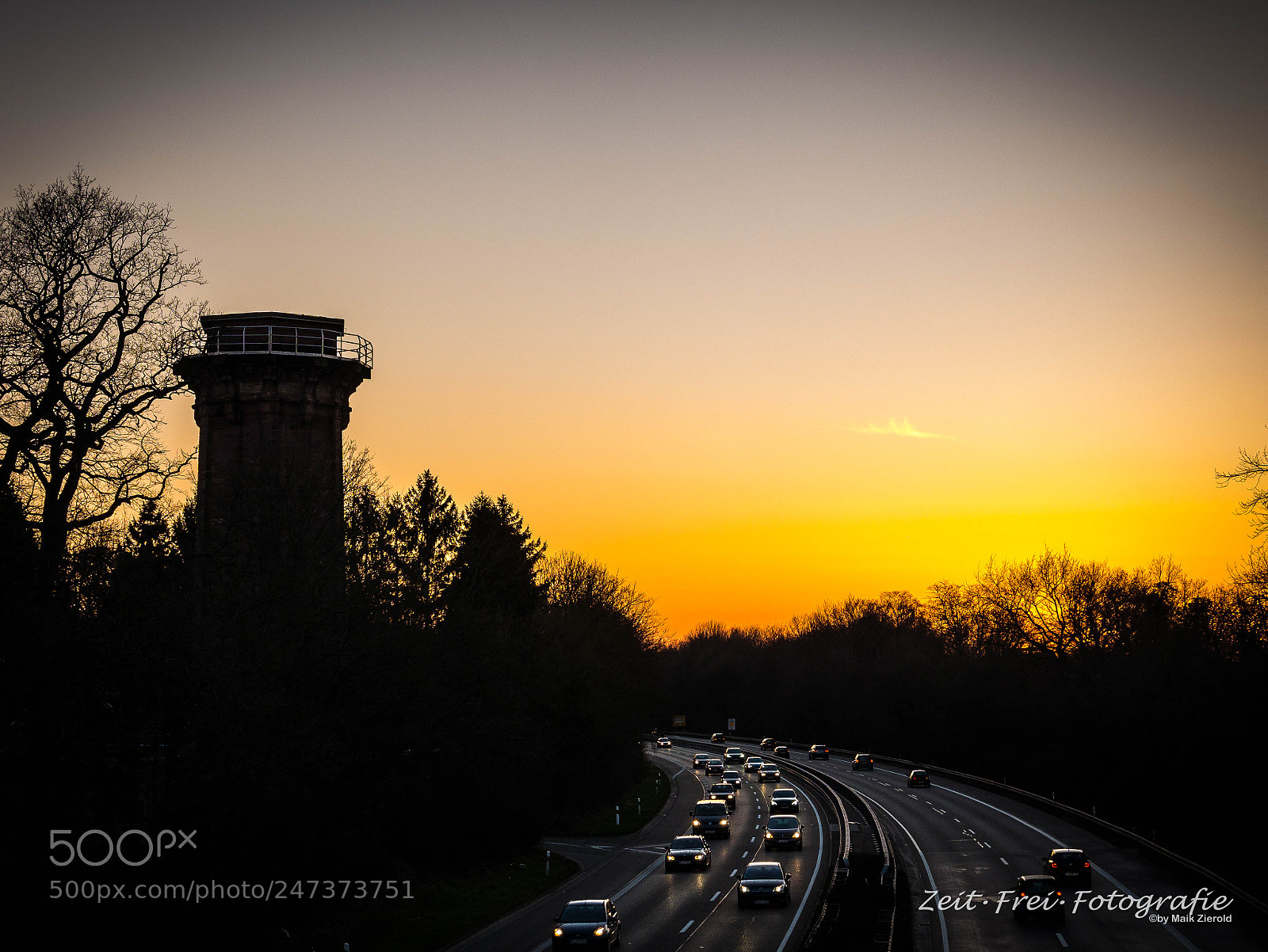 Panasonic DMC-G81 sample photo. Watertower in sunset photography