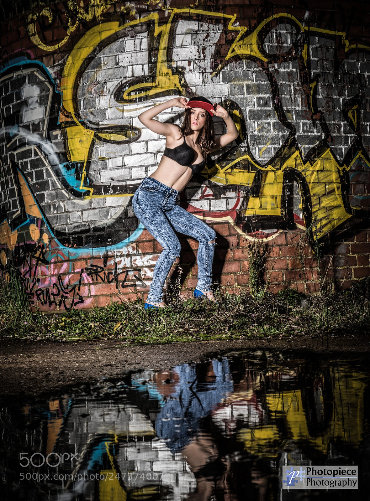 Nikon D800 sample photo. Reflected grunge photography
