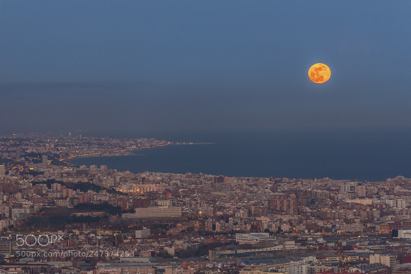 Nikon D610 sample photo. Barca moon photography