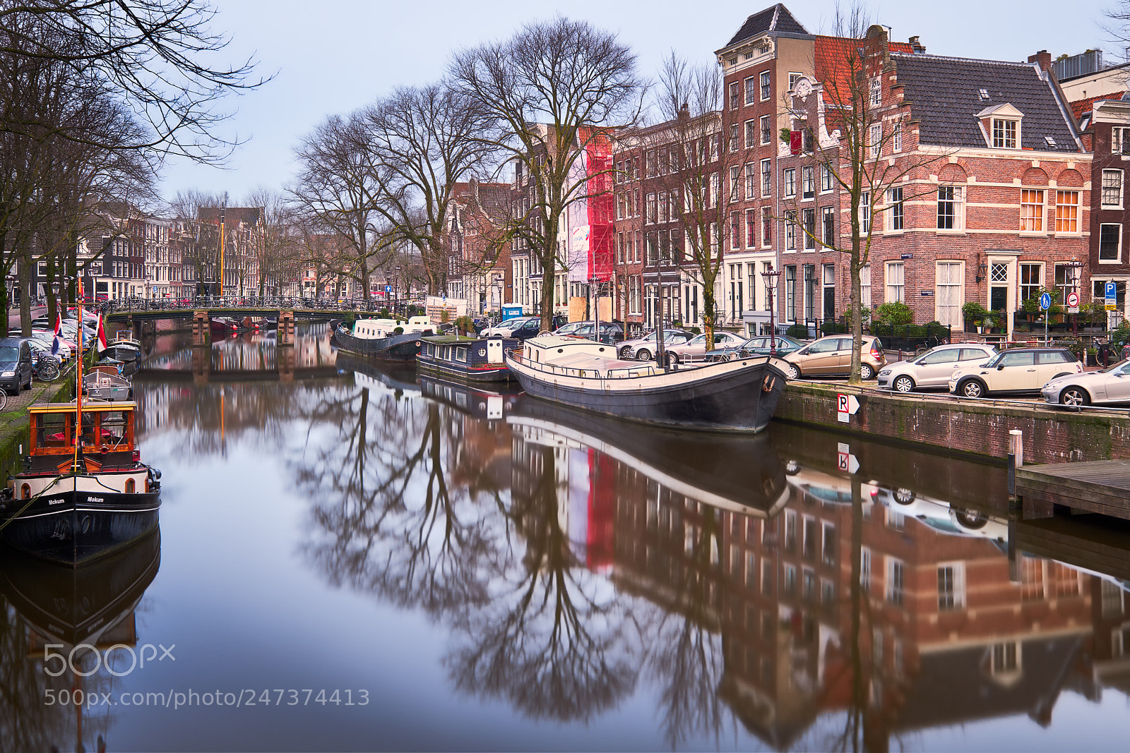 Fujifilm X-T2 sample photo. Early morning at brouwersgracht photography