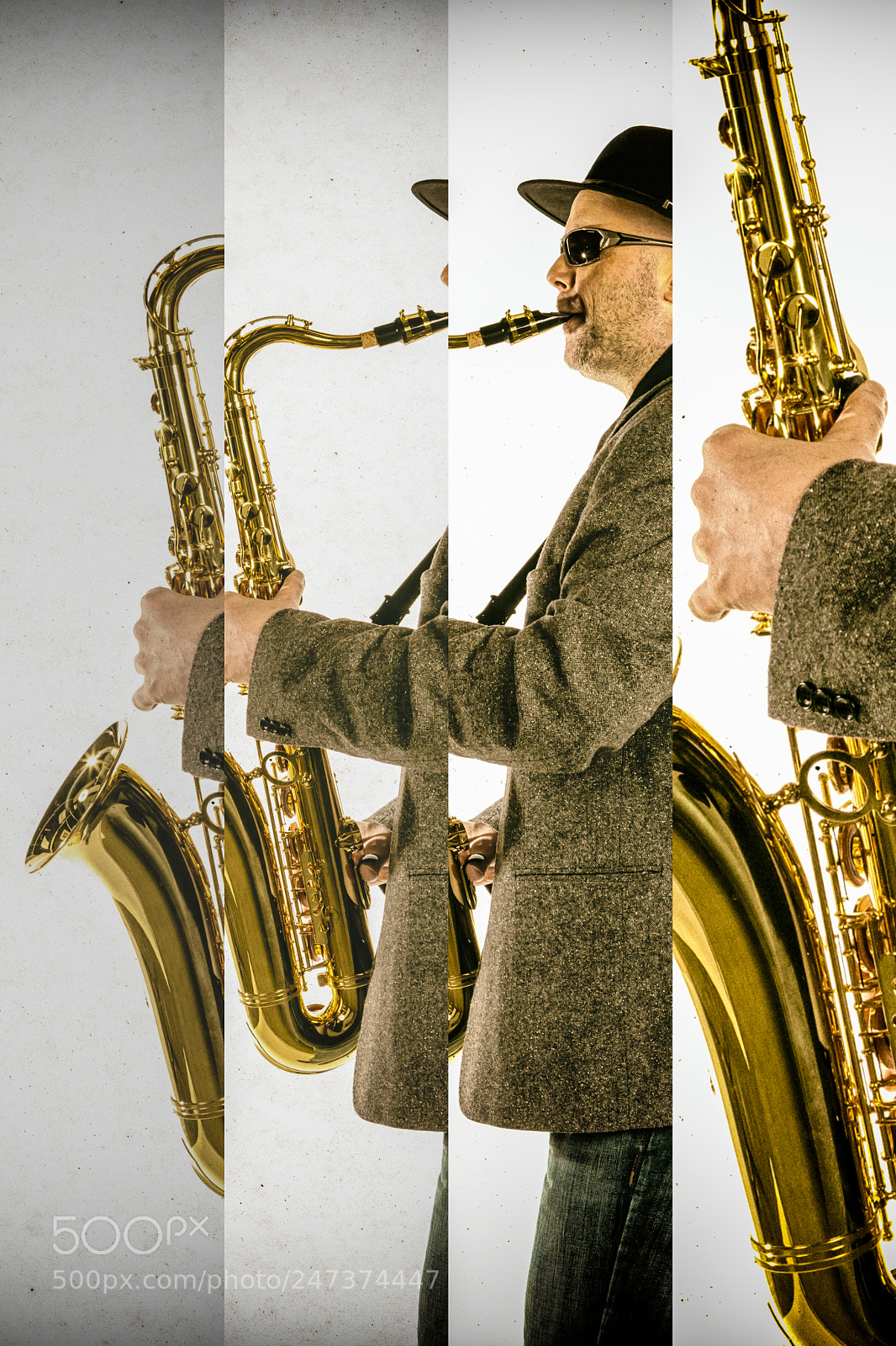 Canon EOS-1Ds Mark II sample photo. Saxophonist photography