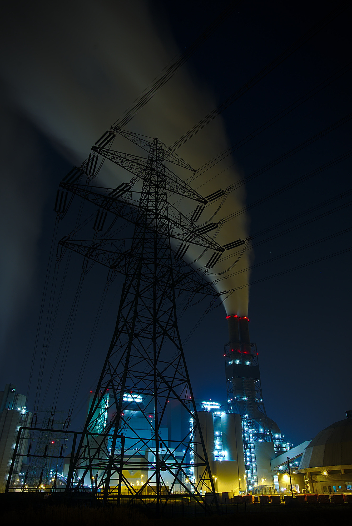 Nikon D750 + Nikon AF-S Nikkor 20mm F1.8G ED sample photo. Power plant photography