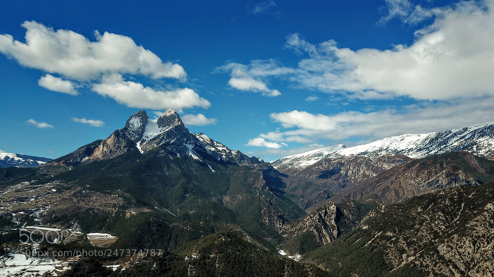 DJI FC220 sample photo. Pedraforca photography