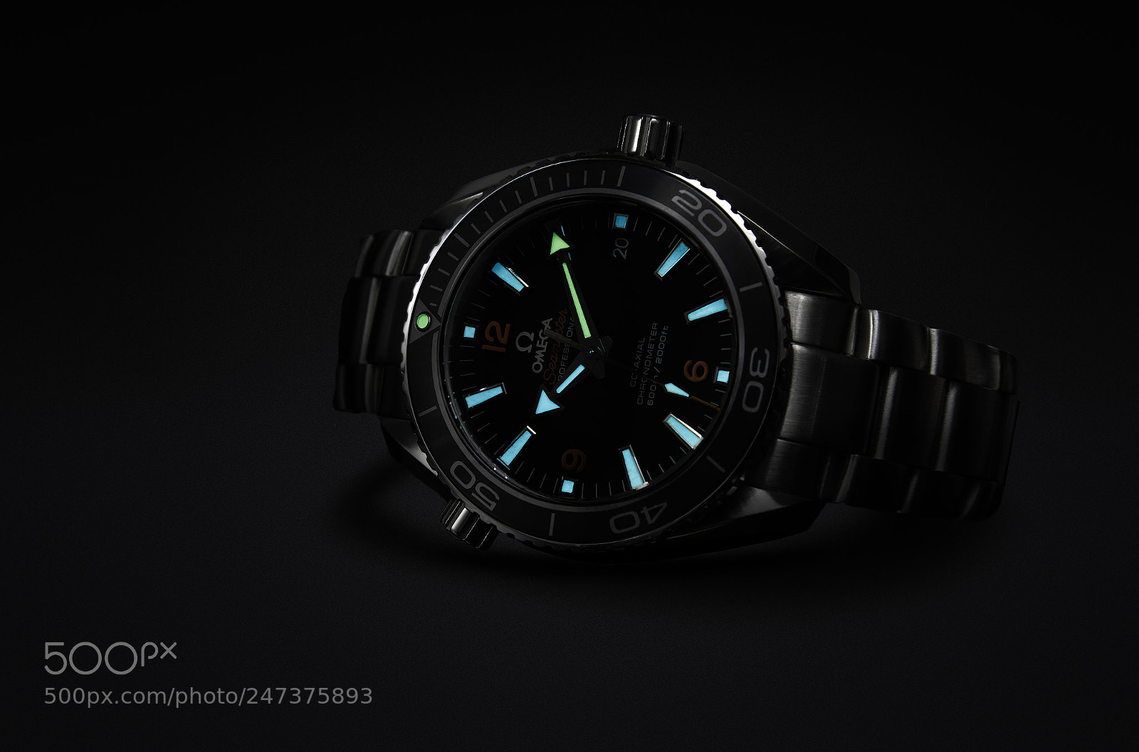Canon EOS 7D Mark II sample photo. Lume shot omega seamaster photography