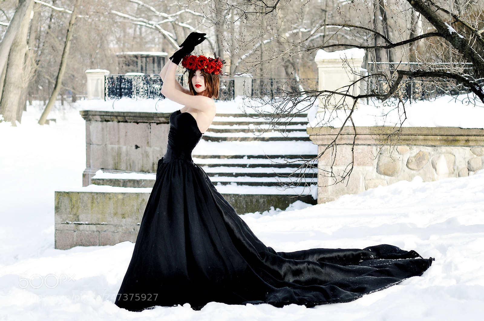 Nikon D90 sample photo. Gothic beauty photography