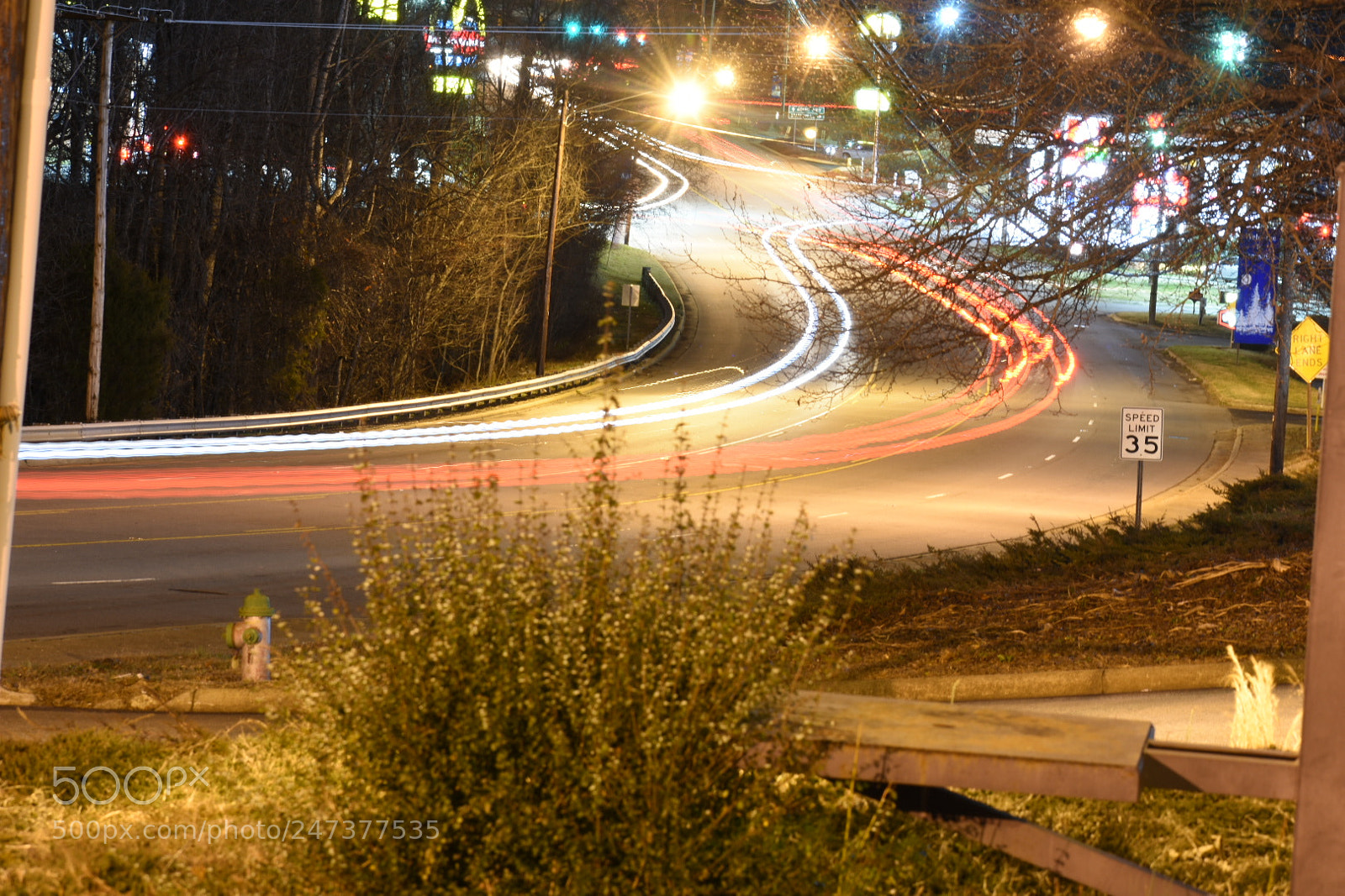 Nikon D3400 sample photo. Light trails photography