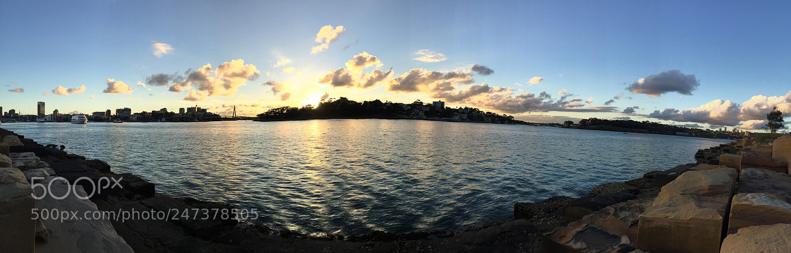 Apple iPhone 6 sample photo. Sunset at barangaroo reserve photography