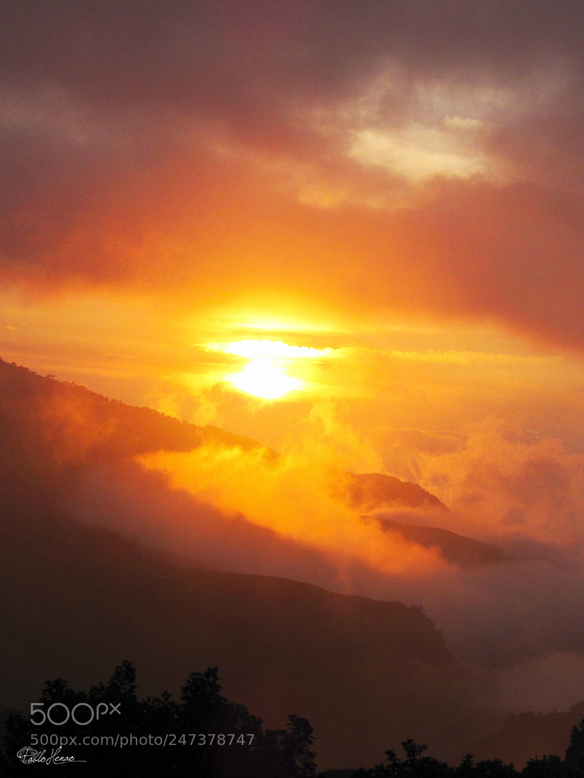 Canon PowerShot SX520 HS sample photo. Atardecer en los  cielos photography
