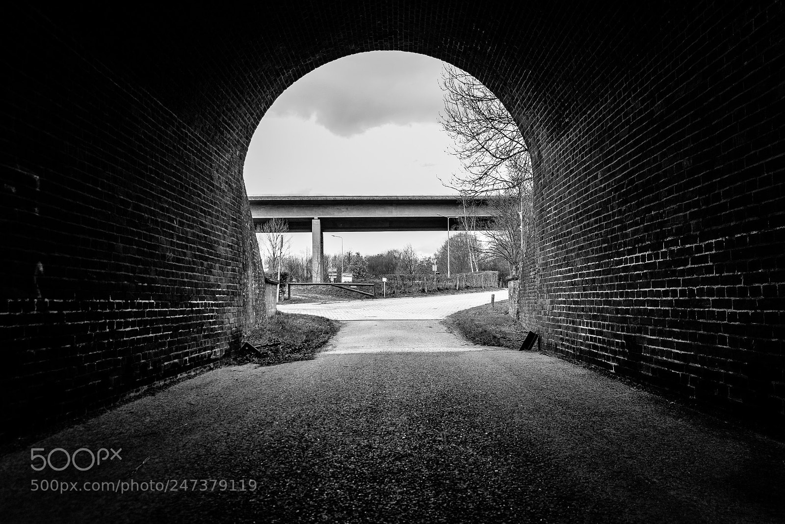 Nikon D7100 sample photo. Tunnel photography