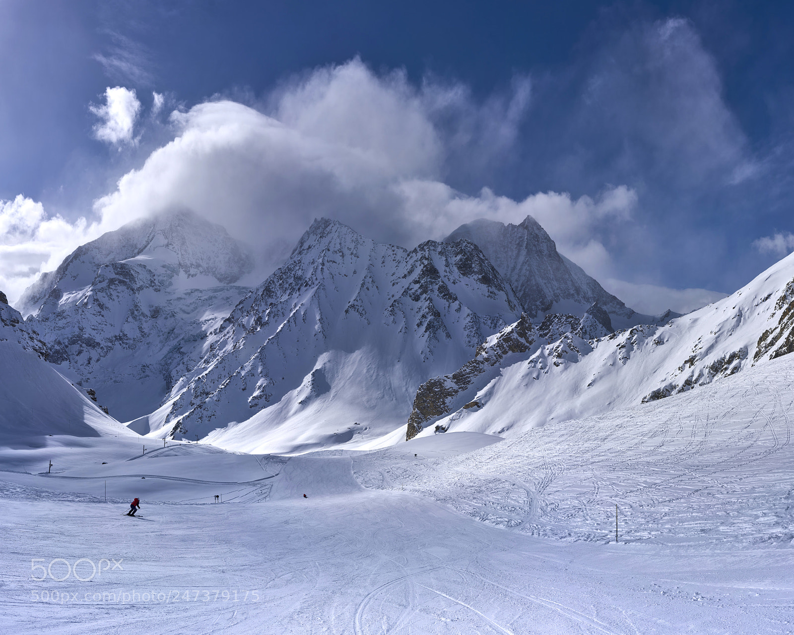 Sony a7R II sample photo. Arolla, skiing close to photography
