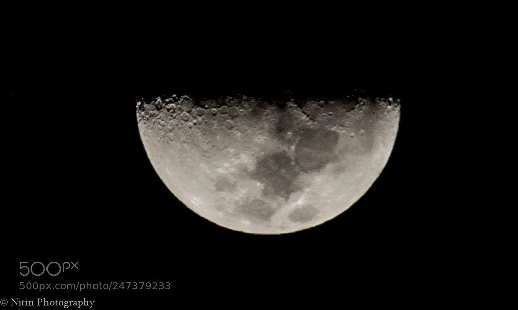 Canon EOS 1200D (EOS Rebel T5 / EOS Kiss X70 / EOS Hi) sample photo. #moon photography