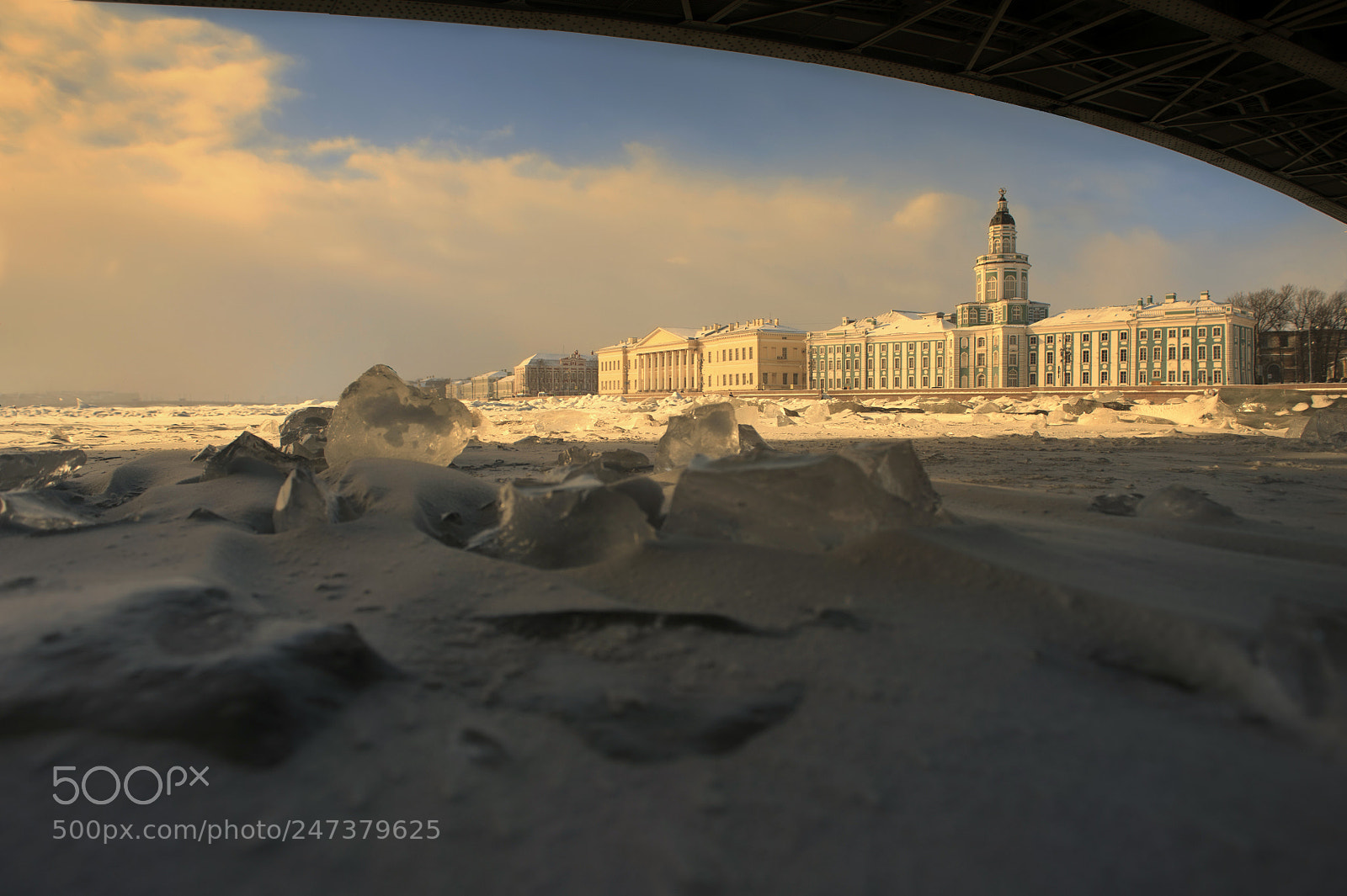 Nikon D700 sample photo. Ice from under palace photography