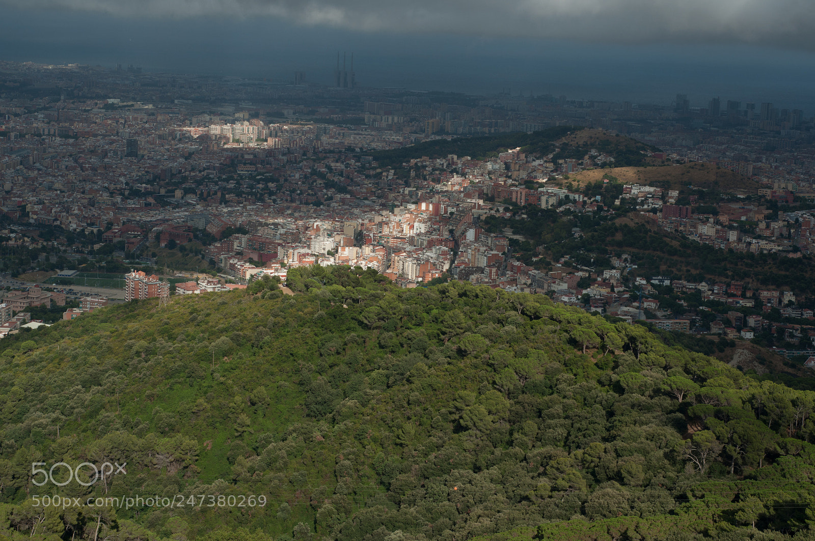Nikon D90 sample photo. Barcelona from above photography