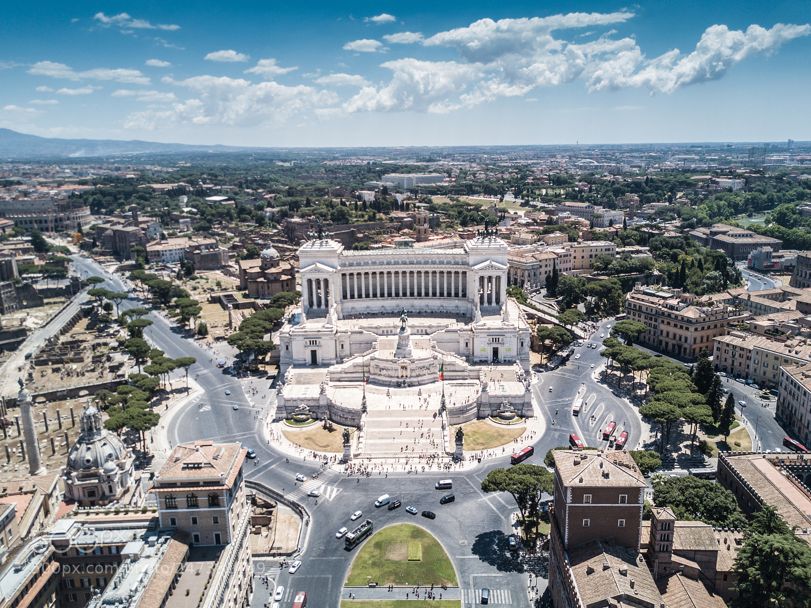 DJI FC220 sample photo. Discover rome photography