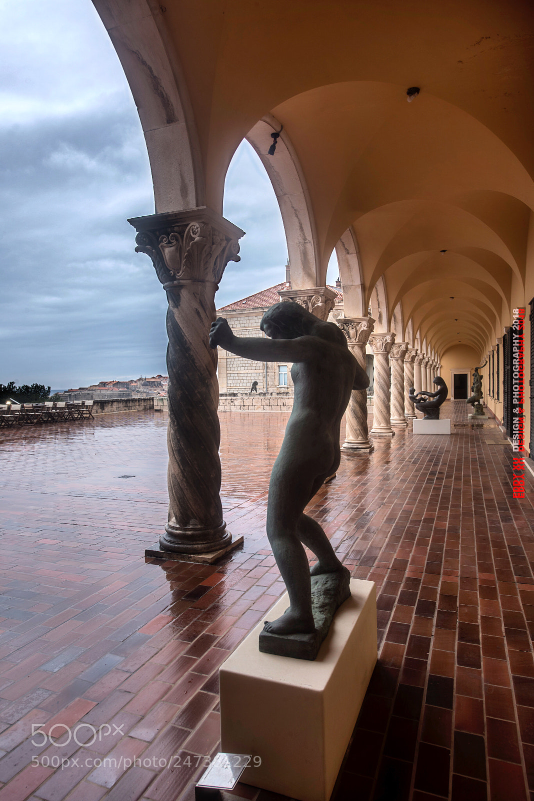 Nikon D810 sample photo. The sculpture in museum photography