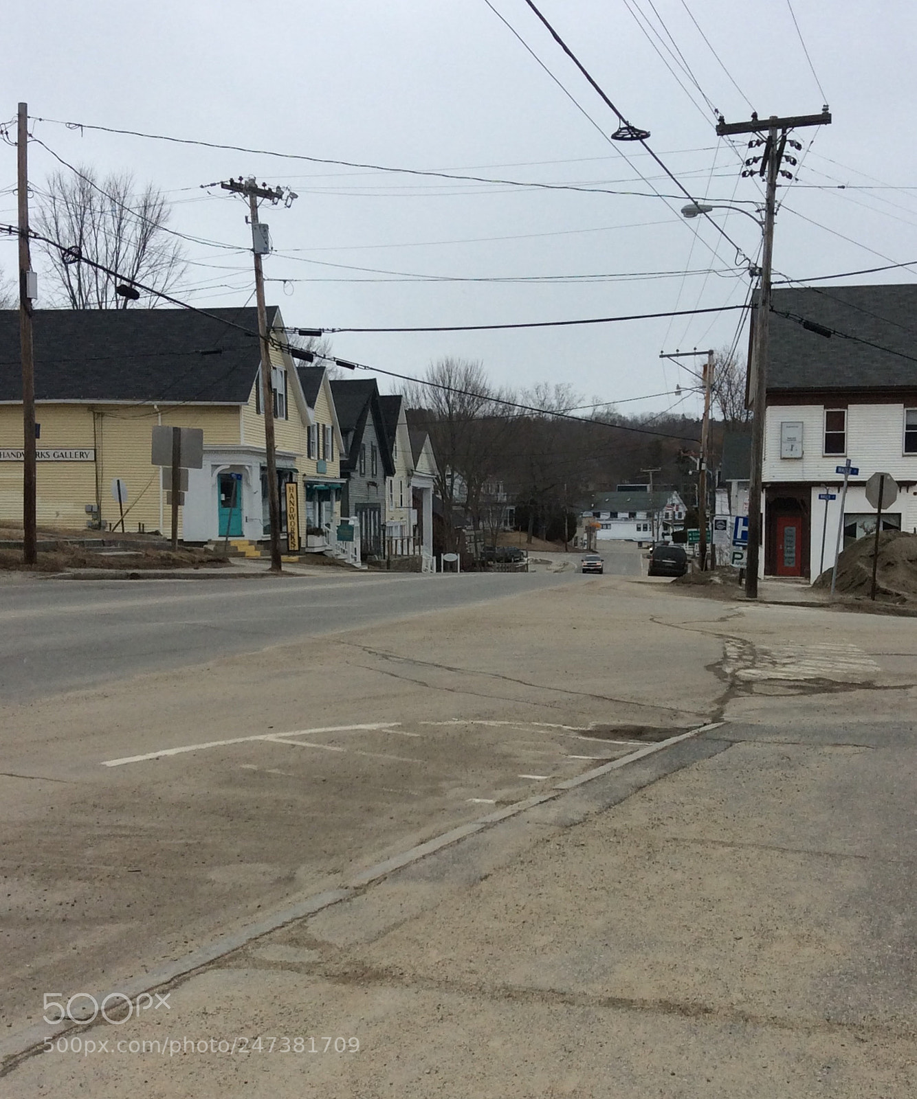 Apple iPad mini 2 sample photo. Small town in blue photography