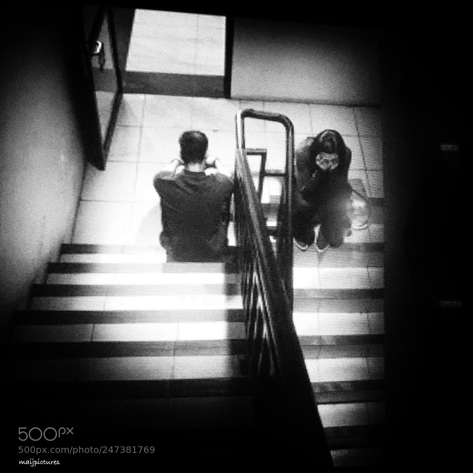 Apple iPhone X sample photo. Stairs photography
