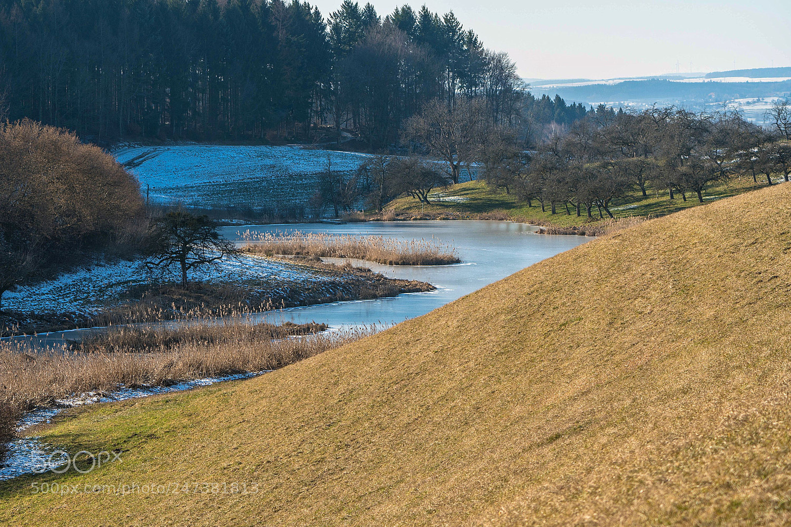 Sony a6300 sample photo. Ice pond photography