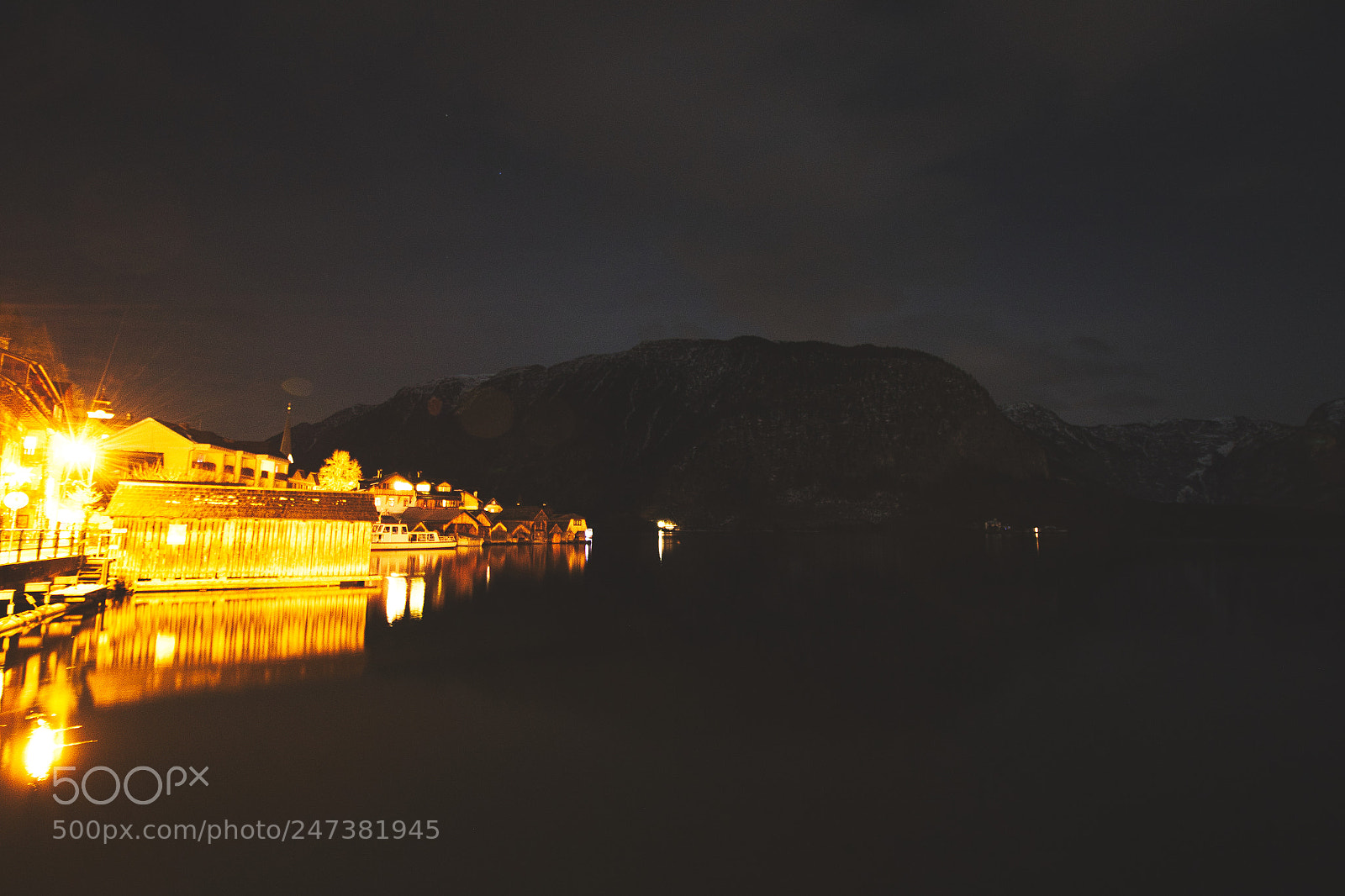 Canon EOS 7D Mark II sample photo. Hallstat at night photography