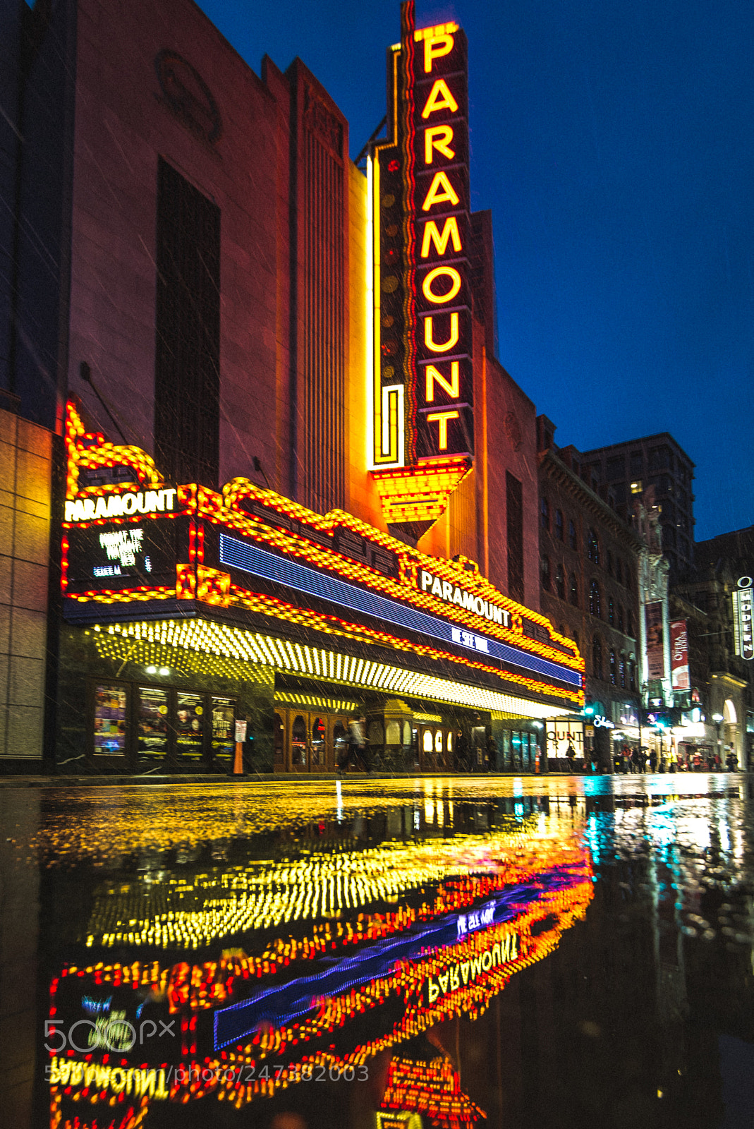 Nikon D610 sample photo. Paramount theatre photography