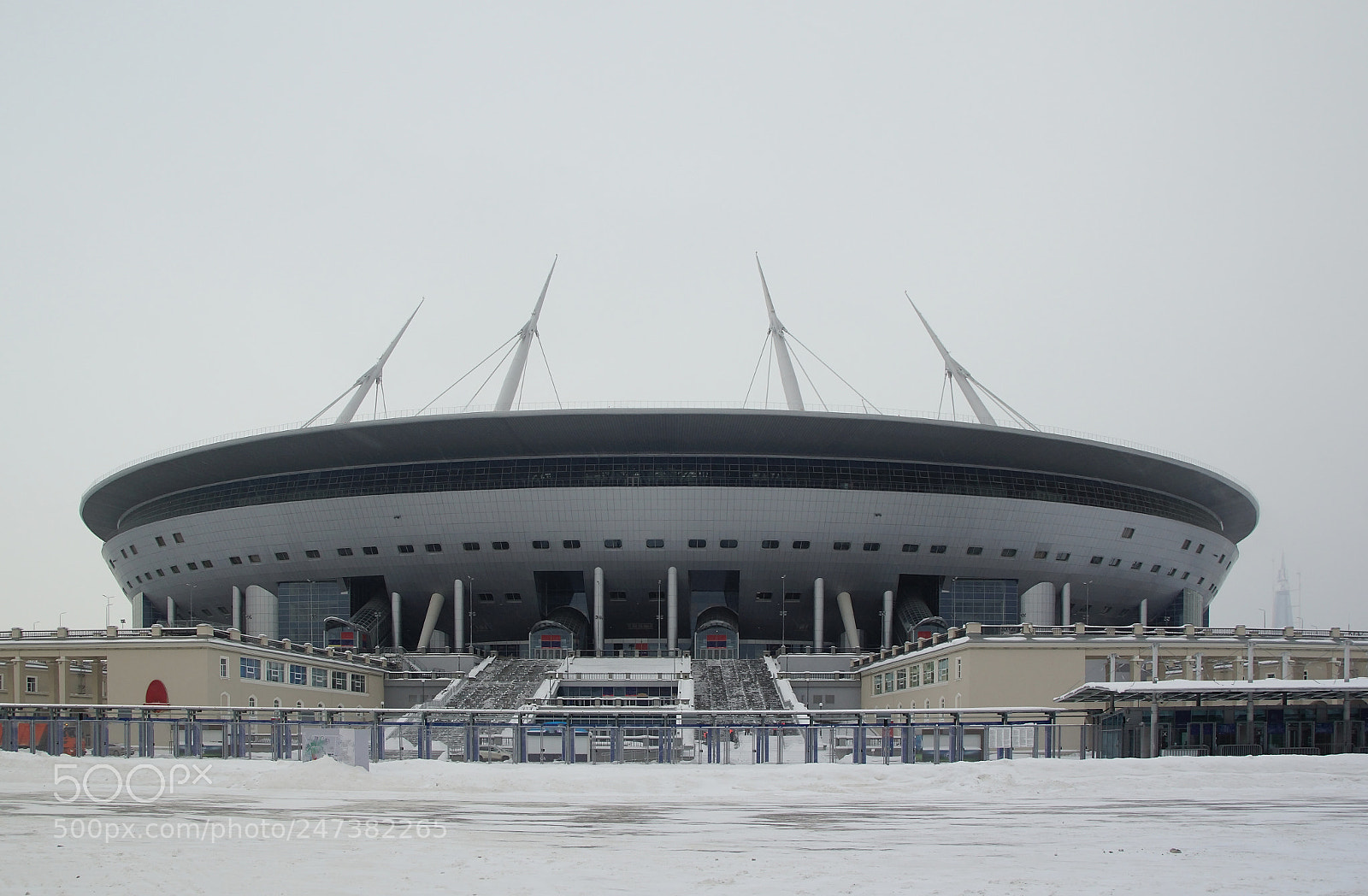 Sony SLT-A77 sample photo. Snow blizzard and stadium photography