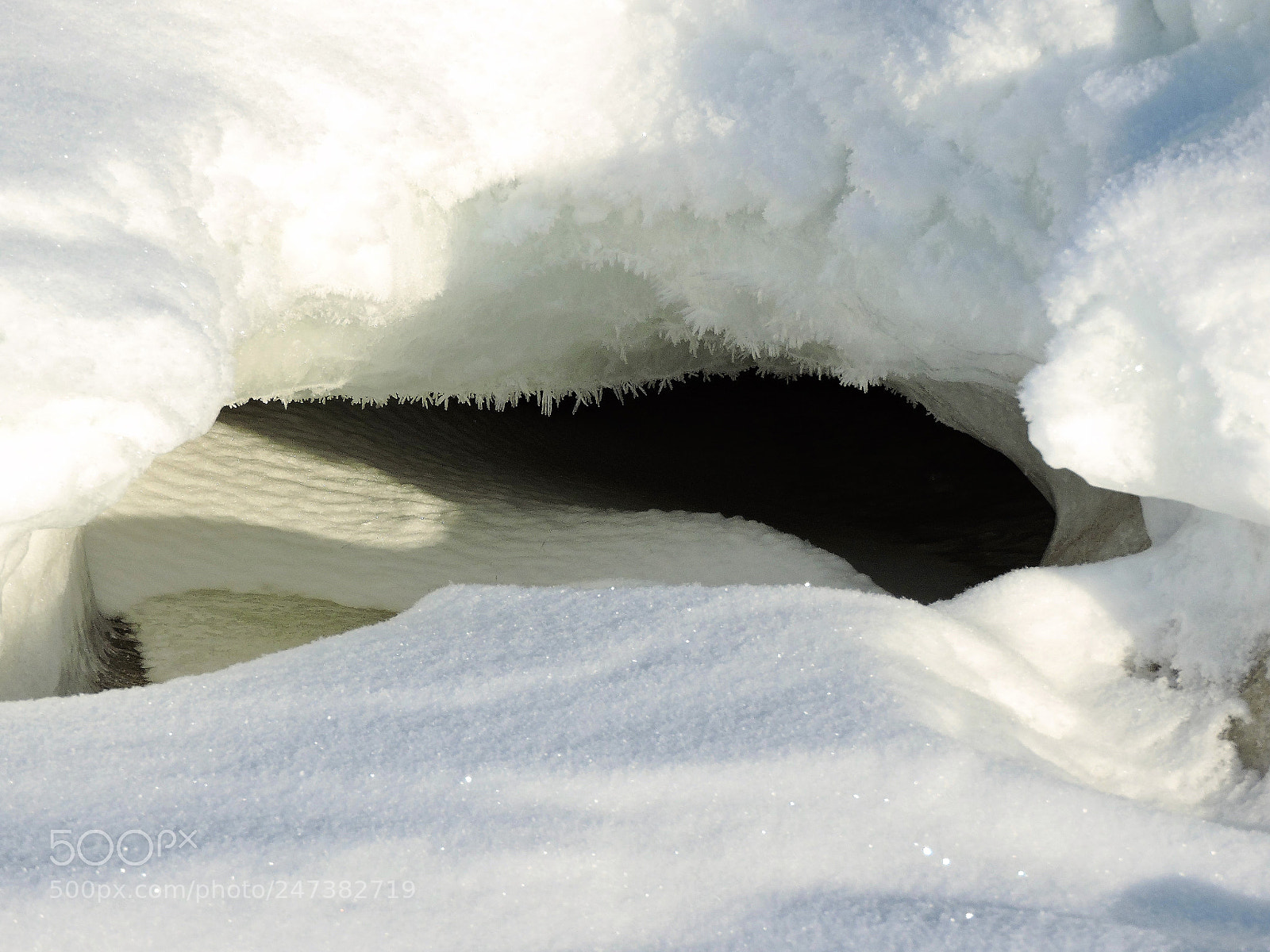 Nikon Coolpix P600 sample photo. Small ice cave photography
