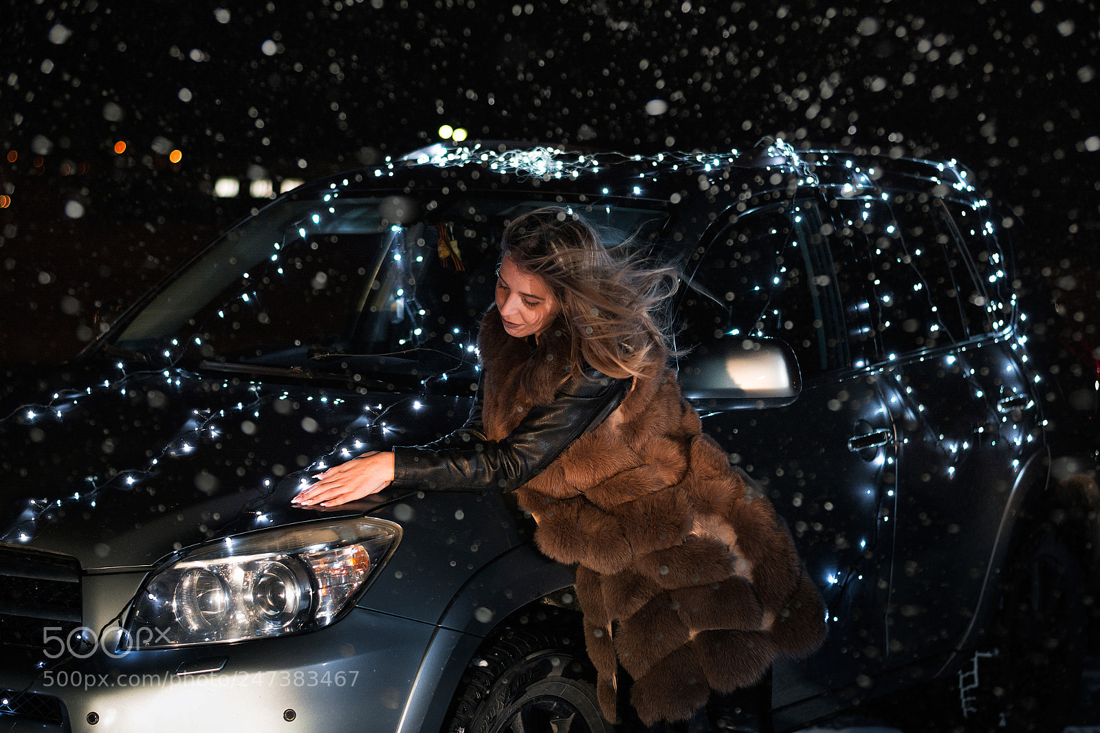 Nikon D5200 sample photo. Snow girl photography